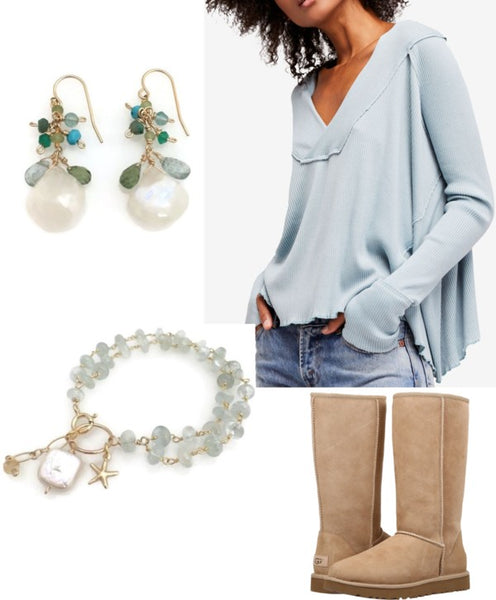 Aquamarine Inspired Outfits for March