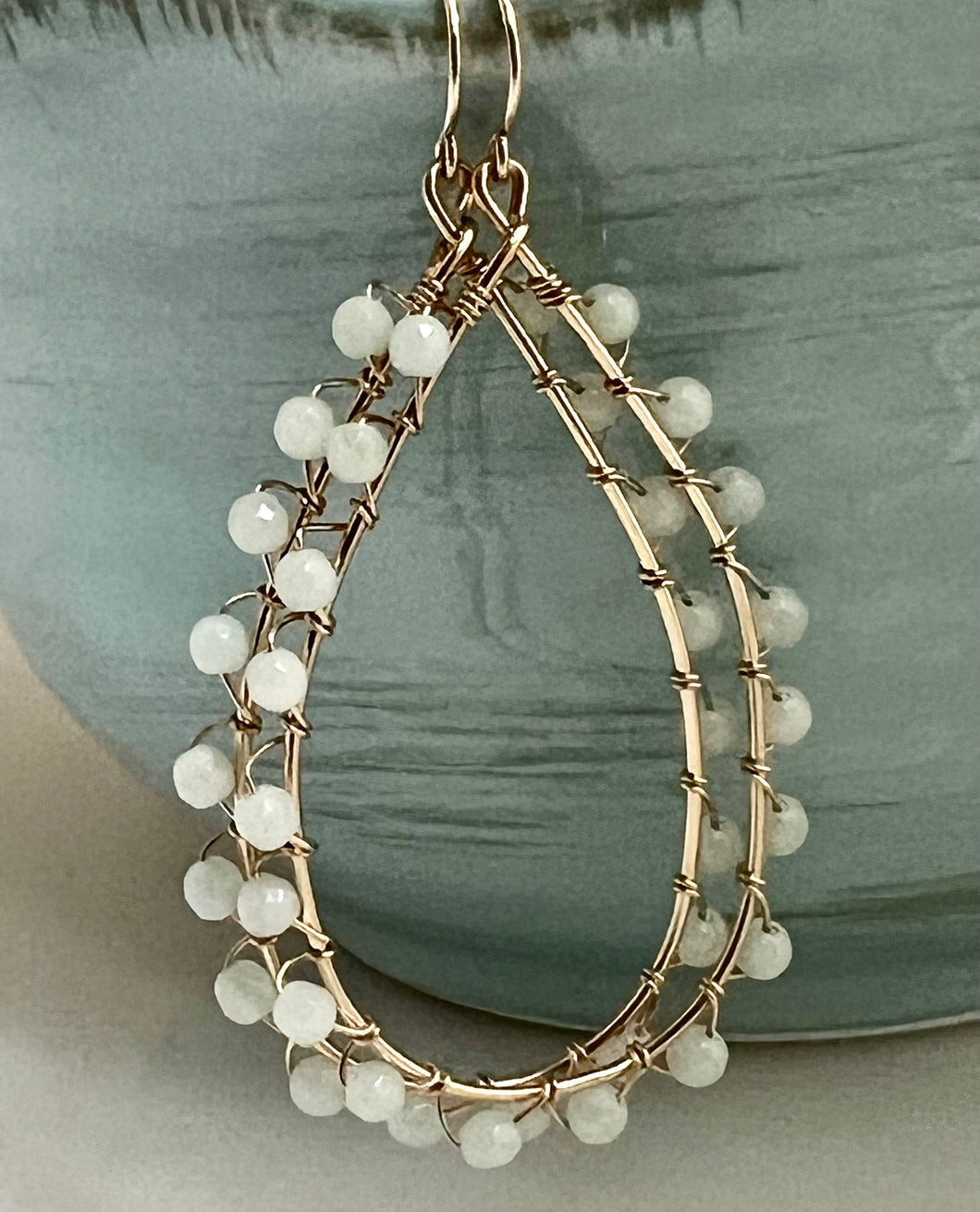 Jumbo Studded Hoop Earrings
