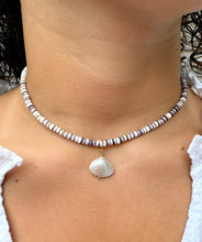 Wampum Quahog Two in One Necklace / Bracelet