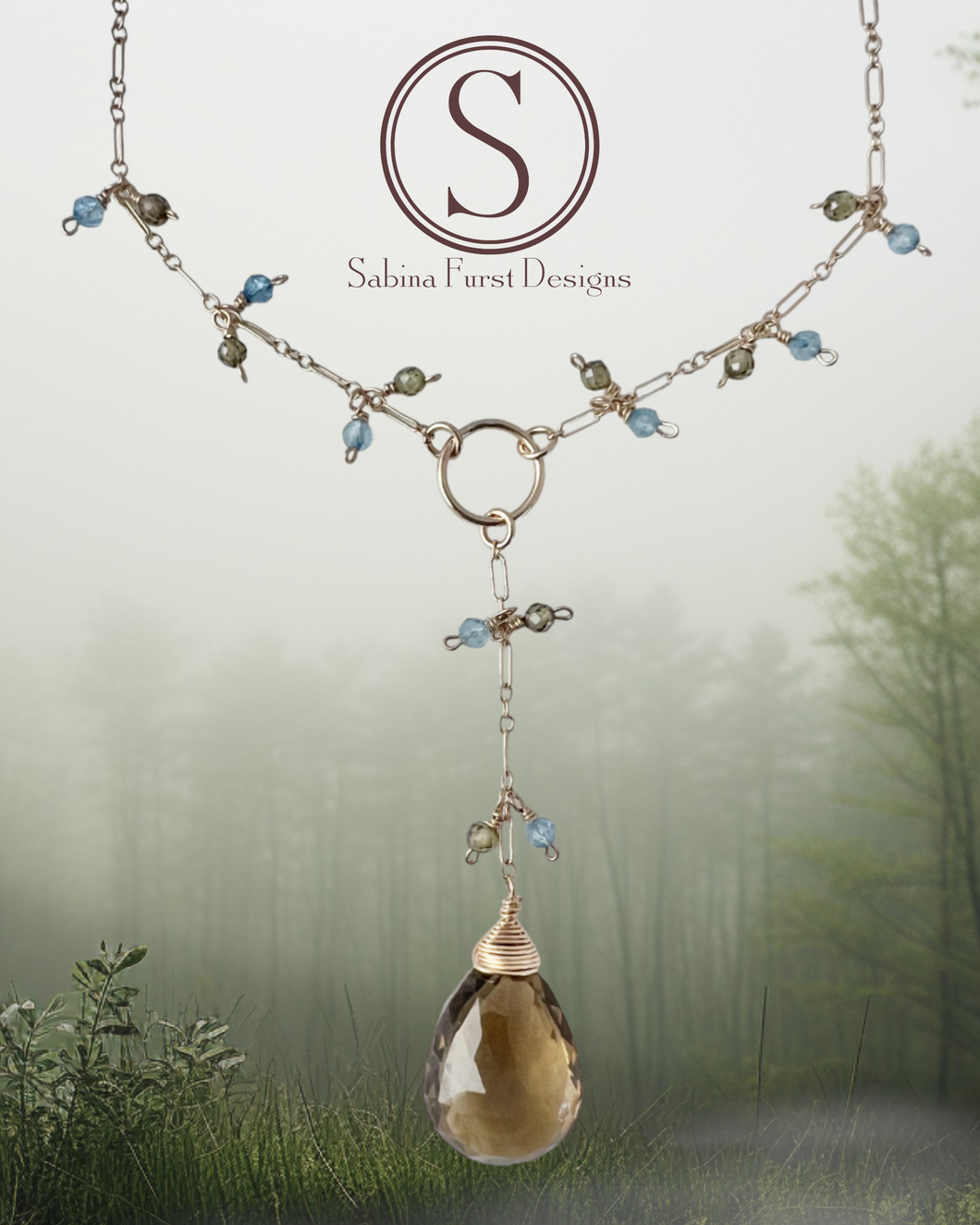 Dancing Y Necklace