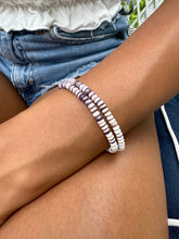 Wampum Quahog Two in One Necklace / Bracelet