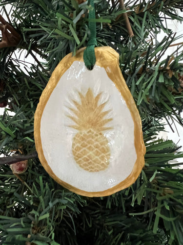Pineapple Oyster Ornament