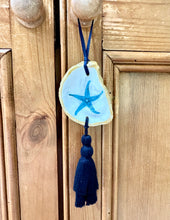 Coastal Tassel Oyster Ornaments