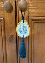 Coastal Tassel Oyster Ornaments