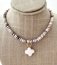 Wampum Quahog Two in One Necklace / Bracelet