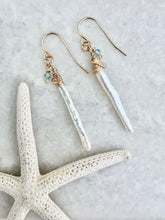 Phuket Stick Pearl Accent Earrings