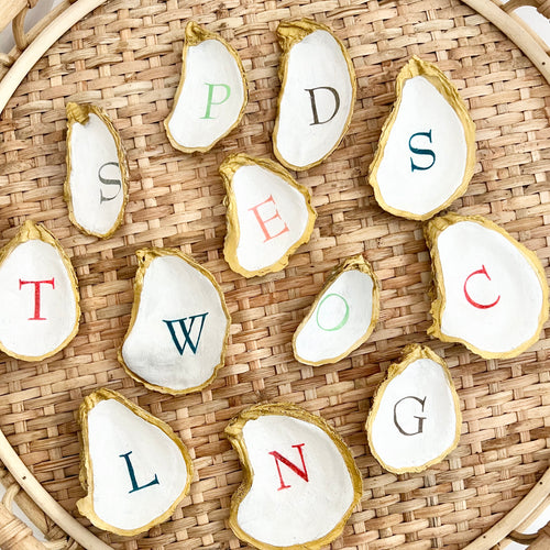Monogram Initial Oysters
