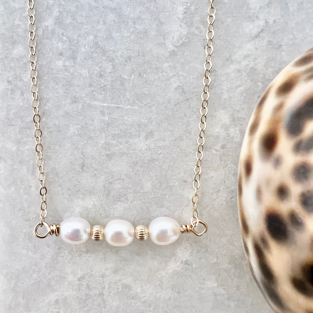Tahiti Pearl Bar Necklace