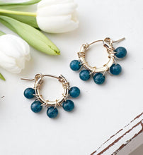 5 Petal Power Hoop Earrings