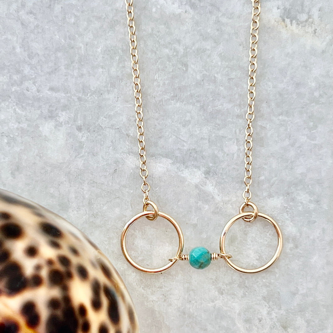 Belmont Horse Bit Necklace ~ gold