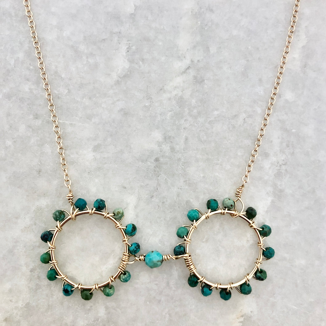 Studded Horse Bit Necklace