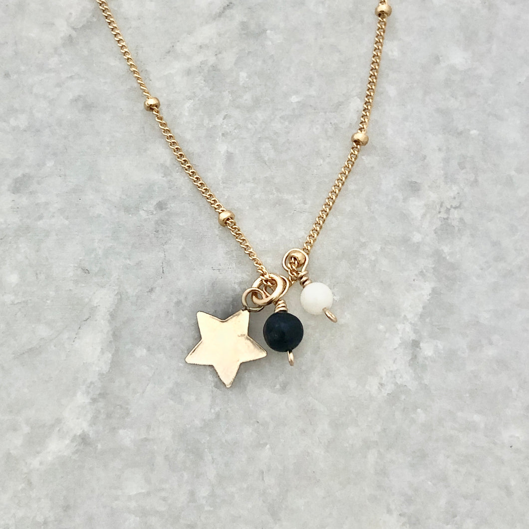 School Spirit Star Charm Necklace