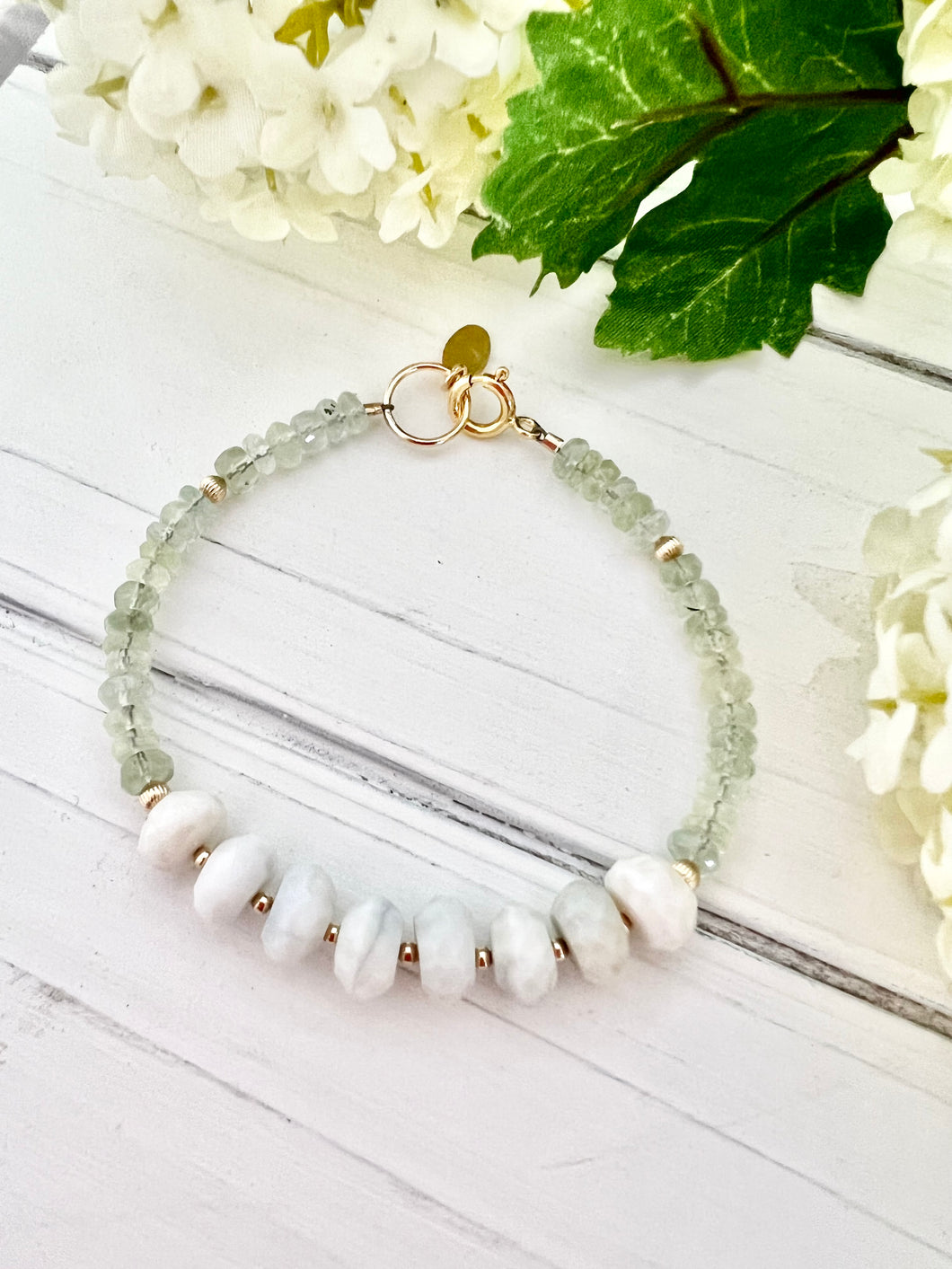 Opal & Green Amethyst Braclelet