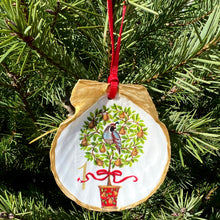 12 Days of Christmas Scallop Shell Ornament Set