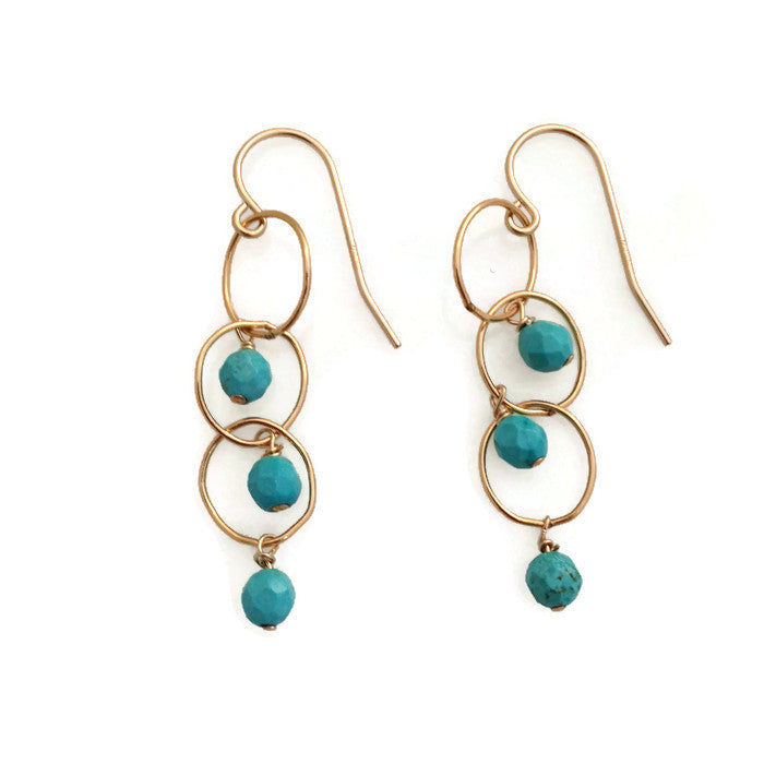 Turquoise Triple Drop