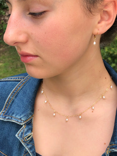 Tahiti Tiny Pearl Earrings