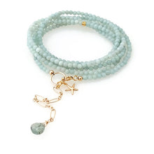 Nassau Gemstone Wrap Bracelet - Two in One (Amazonite)