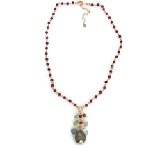 Archipelago Abundance Necklace - ruby & pyrite