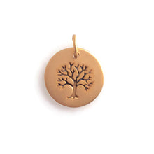 Birthstone Charm Necklace - Gold