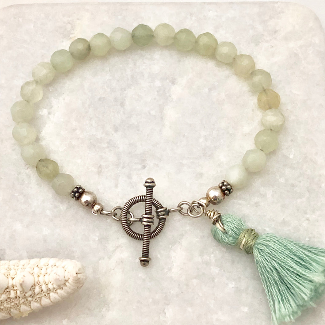 Jade Tassel Bracelet