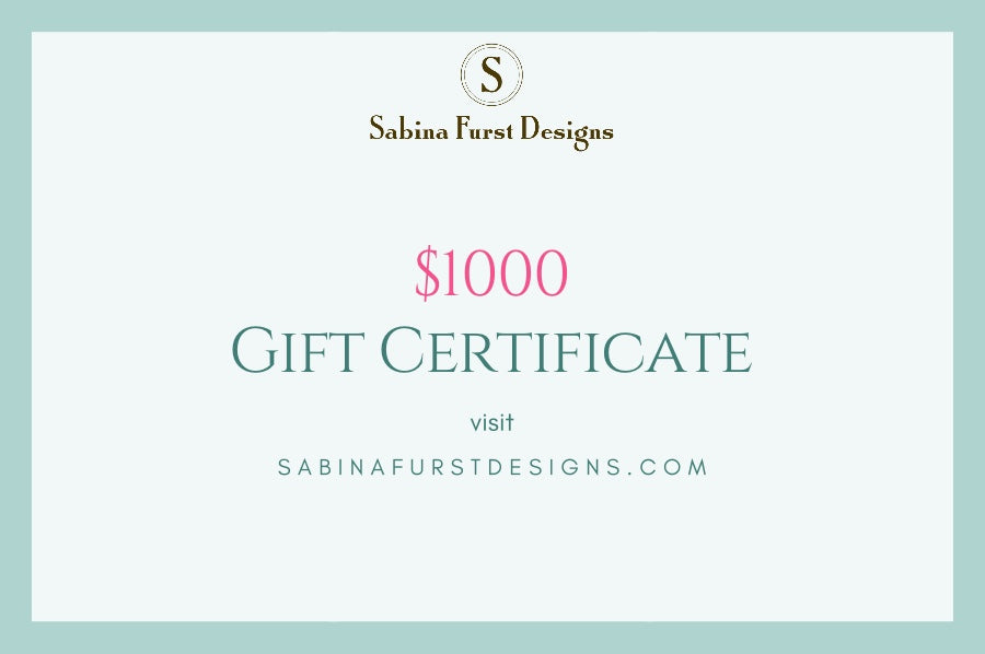 Gift Card ~ $1000