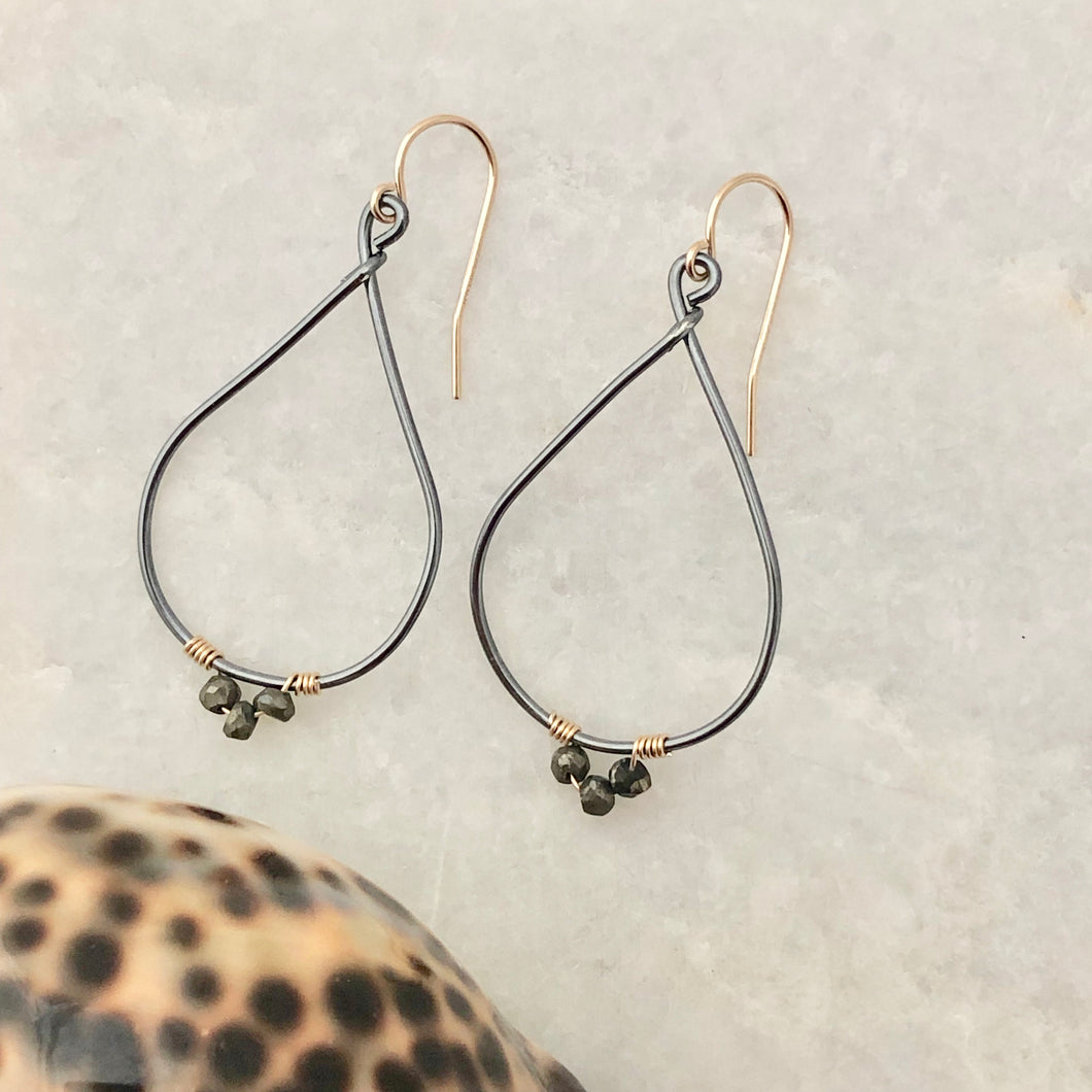 Telluride Teardrop Hoop Earrings