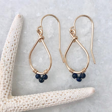 Tiny Teardrop Hoop Earrings