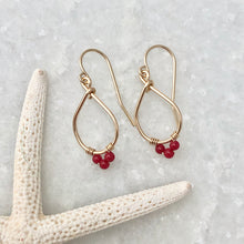 Tiny Teardrop Hoop Earrings