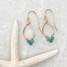 Tiny Teardrop Hoop Earrings