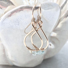 Tiny Teardrop Hoop Earrings