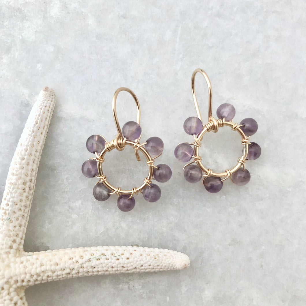 Bloomin' Hoop Earrings