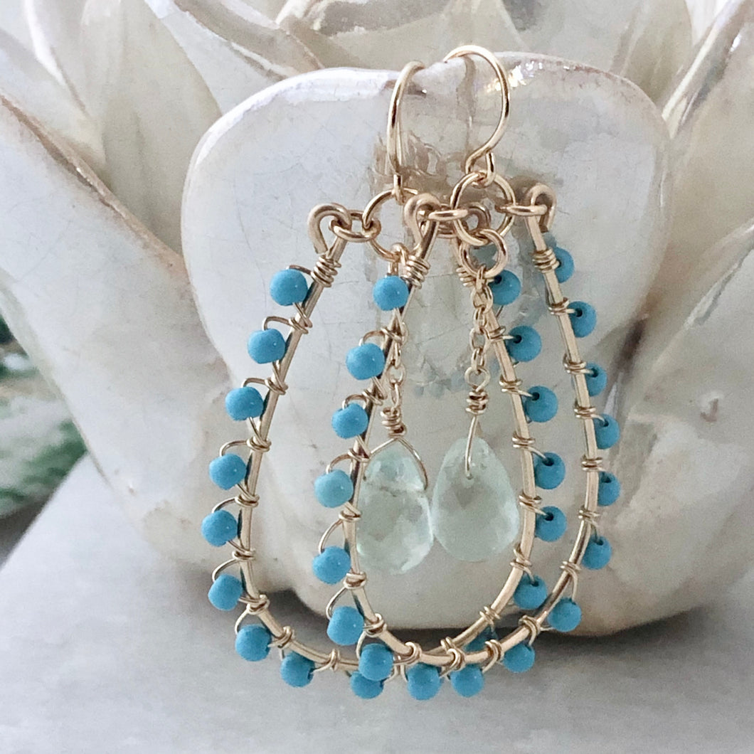 Mustique Chandelier Earrings