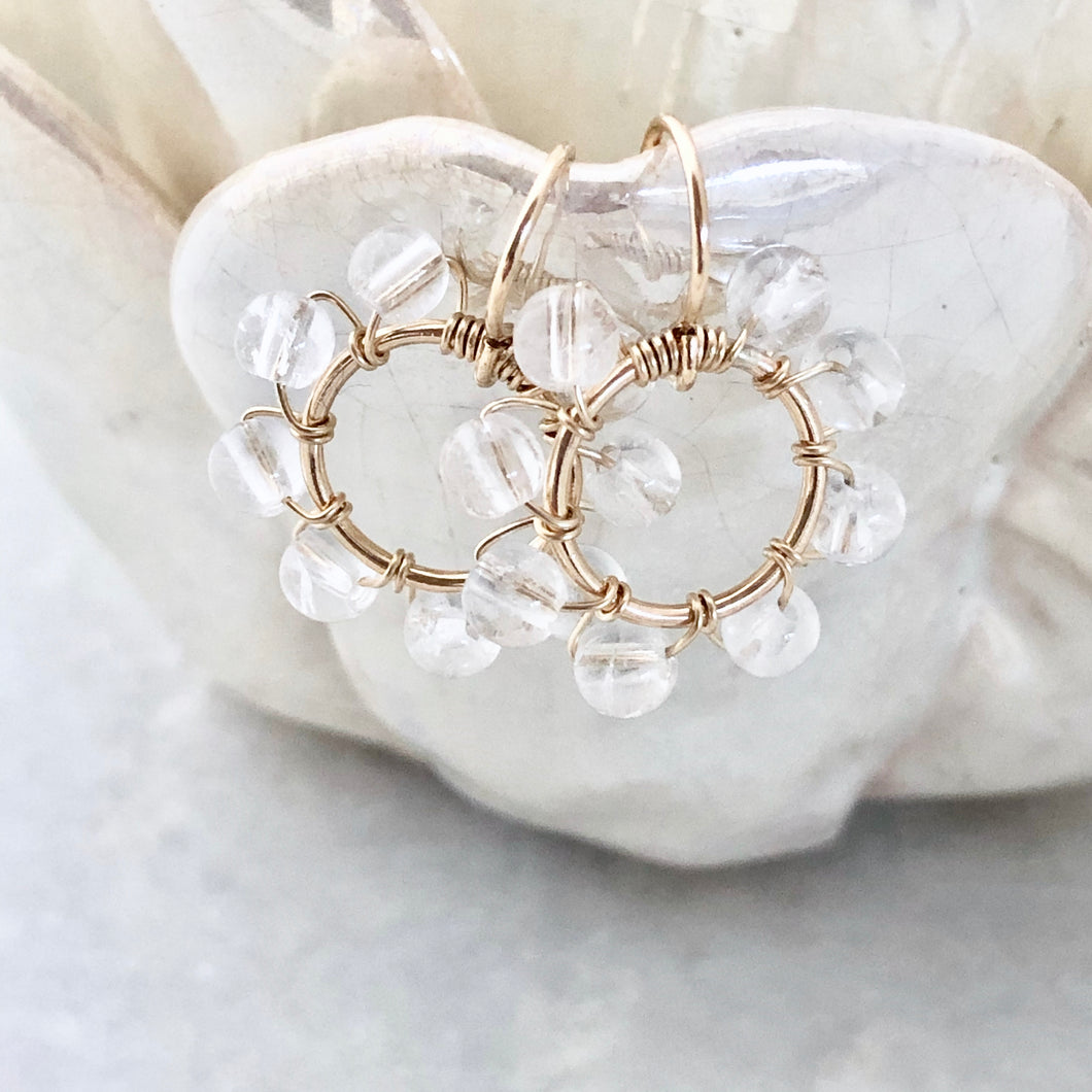 Bloomin' Hoop Earrings