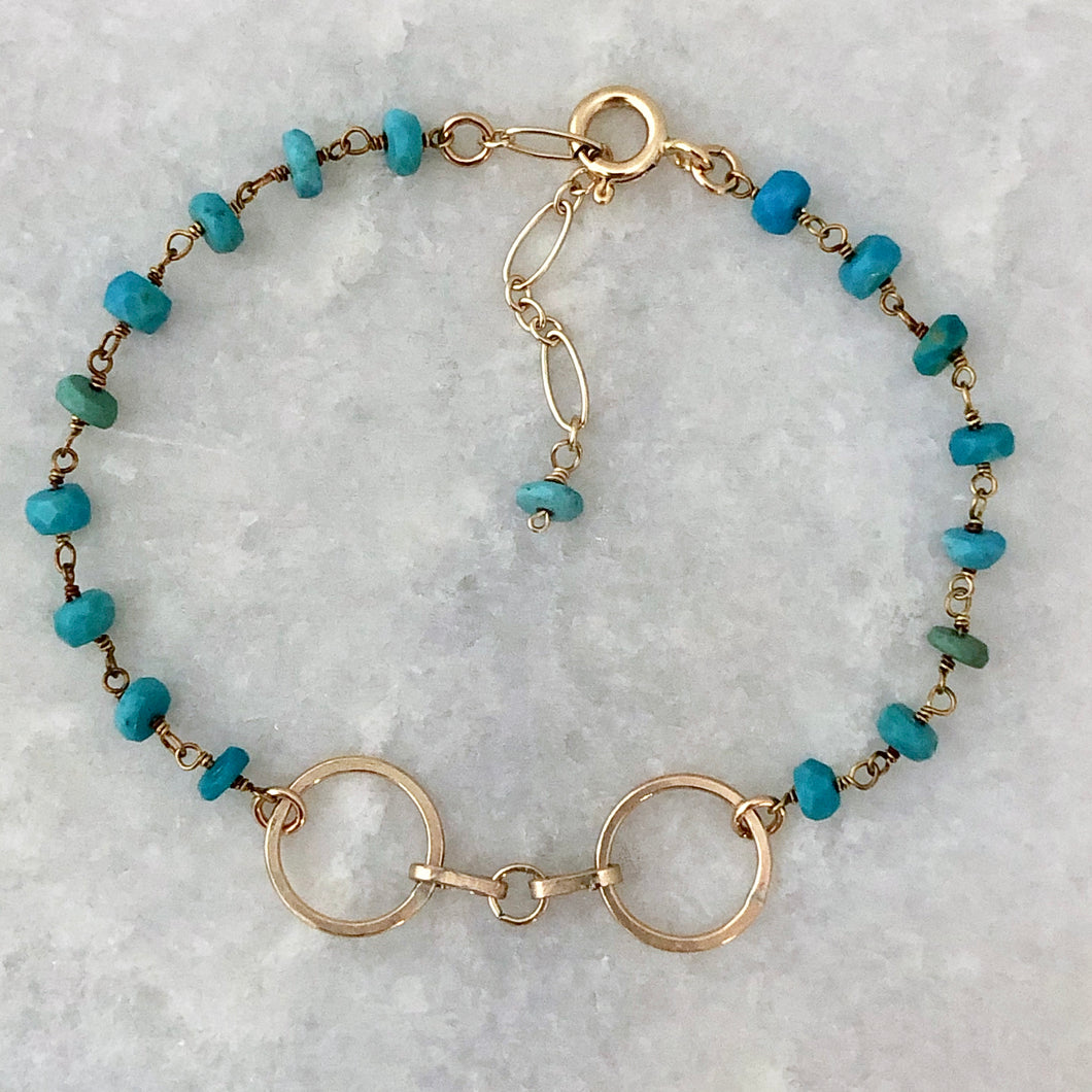 Horse Bit Gemstone Bracelet