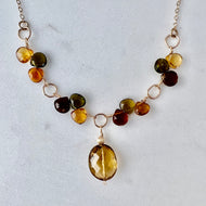 Autumn Tourmaline Necklace