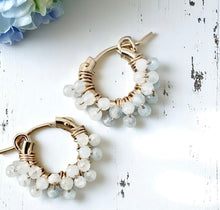 Small Wrapped Hoop Earrings