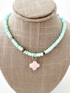 Peruvian Opal Two in One Necklace / Bracelet