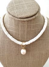 White Heishi Two-in-One Necklace / Bracelet