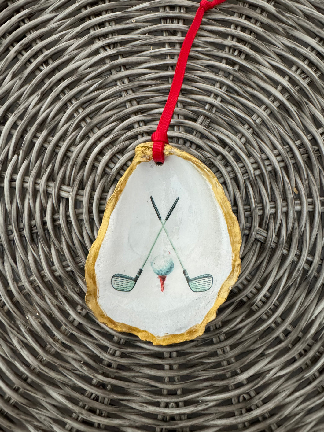 Golf Clubs Ornament