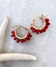 Small Wrapped Hoop Earrings