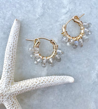 Small Wrapped Hoop Earrings