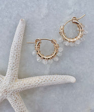 Small Wrapped Hoop Earrings