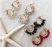 Small Wrapped Hoop Earrings