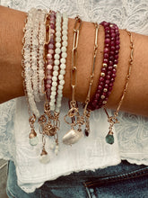 Triple Gemstone Wrap Bracelet / Necklace