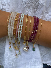 Triple Gemstone Wrap Bracelet / Necklace