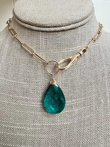 Aegean Paperclip Necklace