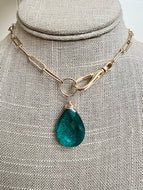 Aegean Paperclip Necklace