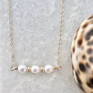 Tahiti Pearl Bar Necklace