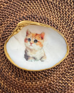 Cat Clamshell Dish