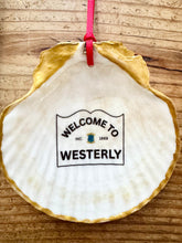 Welcome to (Your Town) Ornaments - Large Scallop